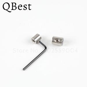 304 스테인레스 스틸 핸드 스크류 클램프 와이어 로프 클립 2 3 4 5 6 8 10 12mm 케이블 용 육각 그럽 나사