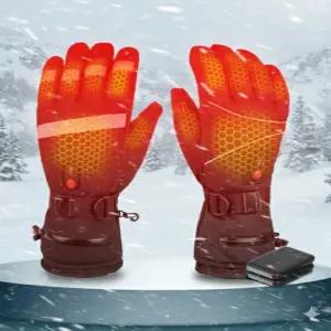ＫＣ인증 겨울 방한 오토바이장갑 바이크 ＵＳＢ 열선장갑 등산 장갑