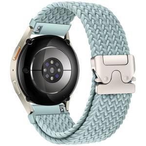 갤럭시 워치 7 6 5 4 40mm 44mm /워치 클래식 밴드 46mm 42mm 47mm 43mm 프로 45mm /3 41mm /FE /액티브 2 남성 /여성, 6용 20mm 탄성 나일론 스포츠 스트랩