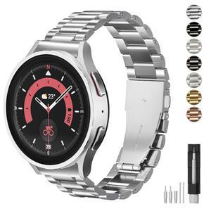 갤럭시 워치 7 6 5 4 FE 프로 클래식 밴드 40mm 44mm 43mm 47mm 45mm 42mm 46mm, 20mm 메탈 우아한 캐주얼 노 갭 스트랩 여성용