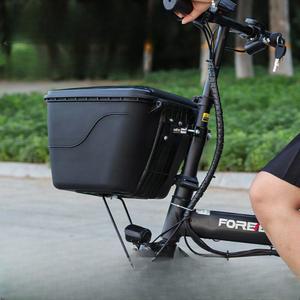 자전거 홀더 전기자전거배달가방 프레임없음 미니벨로 앞바구니 수납함 1 전동 선반 접이식카 짐가방 킥보드 수평 전단