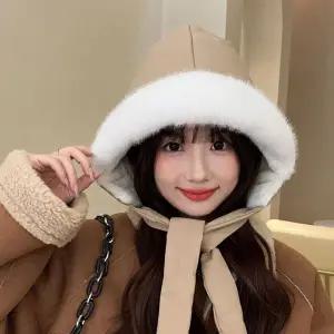 패딩 바라클라바 모자 털 겨울 벙거지 귀도리 귀달이 여자 군밤 군밤 겨울 귀마개 귀달이 여성 벙거지보넷