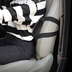 허리 자동차 지압 바른자세 등받이 사무실 탄성밴드rst666