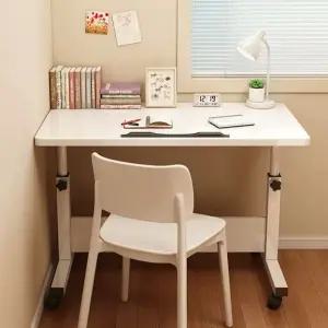 이동식 데스크 접이식 책상 도면작업 이동바퀴 작업대 수동 높이조절 공간절약