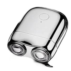 차량용 전기 면도기 독일 미니 더블헤드 9000rpm 블레이드 25날 실버 테크실버 경량화