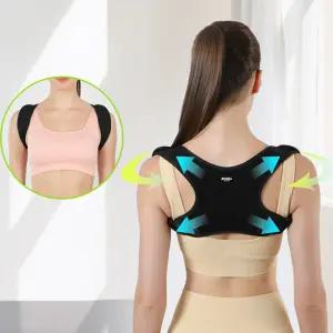 굽은등 어깨허리 자세교정밴드 체형보정 조끼형 상체 지지 숨은키 찾기 스트레칭 밴드