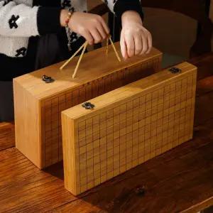 고급 바둑판 세트 오목판 장기판 바둑알 도자기 접이식