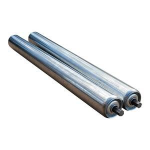 궁극기 2팩 헤비 듀티 아연 도금 강철 중력 컨베이어 롤러 21인치 프레임, 1.9인치 다이아, 벨트용 볼 베어링 로디요, 테이블, 기계, 아웃피드, 산업 자재 취급