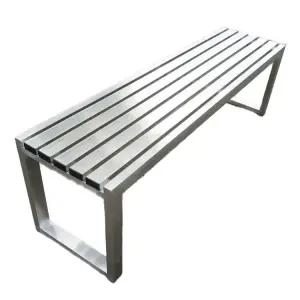 스테인레스 벤치 공원 대기 실외 테라스 정원 철제 정류장 의자 공원벤치 카페