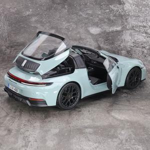 마이스토 1:18 포르쉐 타르카 4 GTS (992.2) 브랜드 자동차 모델 스태틱 다이캐스팅 컬렉션 선물 장난감 블