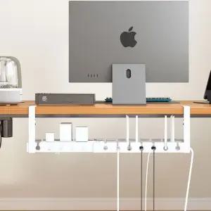 무타공 멀티탭 정리함 콘센트 충전기 공유기 전선 케이블 선정리 책상 선반 거치대