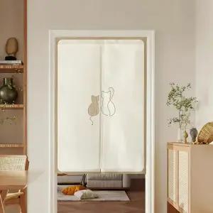 브로상회 분리형 주방 가림막 커튼 + 압축봉