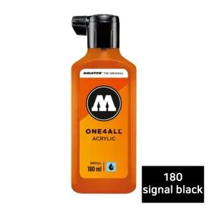 모로토우 원포올 마카 리필 180ml (180 signal black)펜 에어브러시잉크 스탬프 다용도 워포올 올잉크 미술