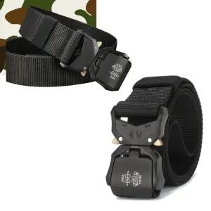 택티컬 전술 벨트 청바지 등산 허리띠 군용 밀리터리코브라 아웃도어 버클 천벨트 캠핑 공구