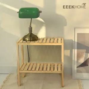 이크홈 원목 수납선반 2단 500신발장 화분 거실 옷정리 정리대 베란다