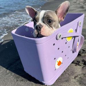 실리콘 수영가방 실리콘수영가방 비치 경량 젤리백 중형 방수 비치가방 물놀이가방