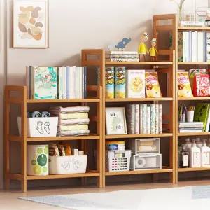 다용도 수납선반 원목 나무 조립 정리대 3단 4단 5단 선반 베란다선반