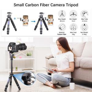 Arca-Swiss 로우 프로파일 삼각대 볼 헤드가 장착된 ARTCISE 미니 CS25C 경량 컴팩트 여행용 탄소 섬유 데