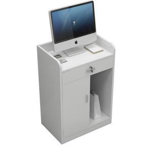 소형 안내데스크 인포 60x40x92cm 폭이좁은 테이블 싱글드로우