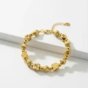 프리미엄 은도금 힐링 행운 불교 염주 팔찌 선물용 보증서 포함