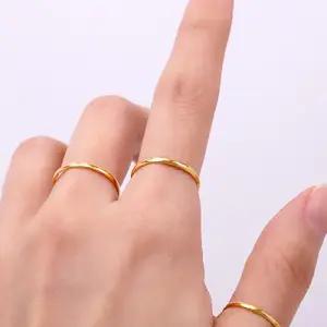 여자 순금 반지 엥게이지 1g [열손가락 베이직] 실반지