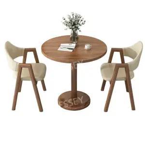 휴게실 2인용 티테이블 발코니 테라스 실내 의자 카페