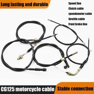 바이크 오토바이 CG125 진주 강 행복/클러치 라인 앞 브레이크 마일리지 속도계 스로틀 전체 차량 케이블 5