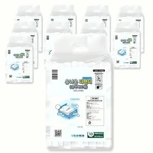 위생 매트 대형 90X60cm 100개 청결 패드 바닥 보호 시트 세탁 가능 장시간 사용