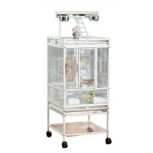 새장 앵무새장 대형 철제새장 이동장 신업그레이드 철제 단일 번식장 조류