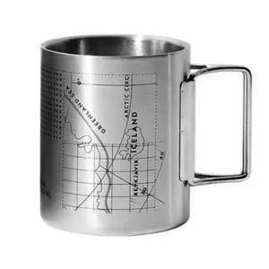 접이식 스테인리스 이중컵 휴대용 캠핑용 컵