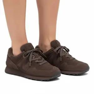 스톤아일랜드 574 고스트 운동화 다크 브라운