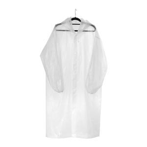 화이트 등산용 작업용 다회용 성인 우비 남성우비