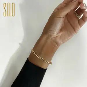 실로 18K 투톤 피가로 팔찌