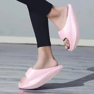 여자  운동 스트레칭 슬리퍼 실내화 지압 샌달