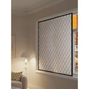 겨울 작은창 거실 누빔 커튼 창문 암막 방풍 트랭퀼 폭 90cm x 높이 100cm