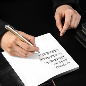 델리 메탈 사인펜 0.5mm PREMEC 학교 필기 잉크 스무스 사무실 볼펜 젤 스위스 리필 블랙