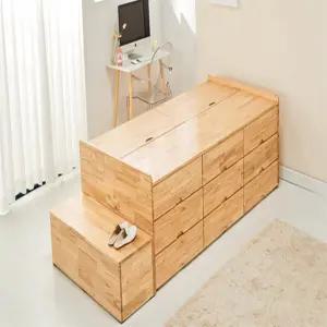 헤드없는 SS 서랍형침대프레임 높은침대프레임