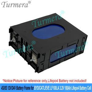 2025 신형 12V 연결 가능 배터리 프레임 (CATL EVE 100Ah 리튬인산철 셀용) 난연 ABS PC 플라스틱 홀더 (잠