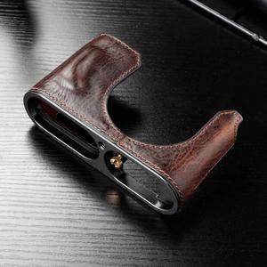 라이카 Q3용 정품 가죽 카메라 케이스 하프 바디 핸드메이드 가방