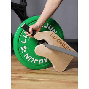 원판 바벨잭 체인저 원목 받침대 하드로드 바벨 교환 지렛대 Prybar 교체 1팩