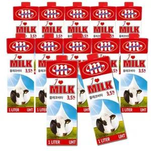 믈레코비타 수입 폴란드 멸균우유 아이러브밀크 1000ml 6개