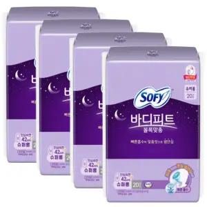 쏘피 소피 볼록맞춤 슈퍼롱 20개입 4팩