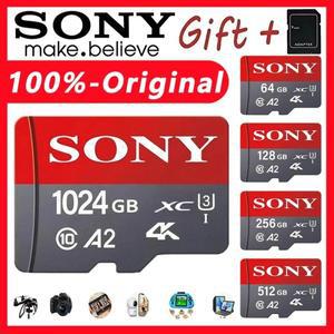 SOMY 마이크로 TF SD 카드 128GB 메모리 Class10 U3 고속 미니 (휴대폰 카메라 차량용 SLR용)
