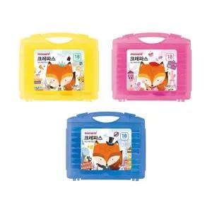 18색 모나미 모니주 크레파스 크레용 미술 용품 그림그리기 채색 색칠 공부 놀이