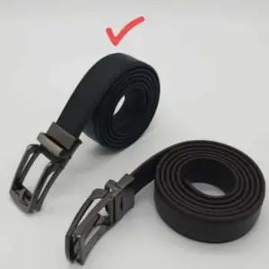 원터치벨트 가죽 자동벨트 블랙 남자허리띠