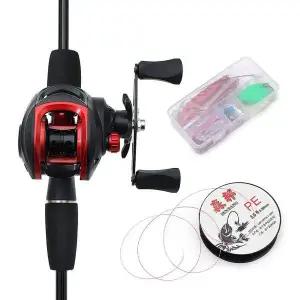 [콩심팥심]루어 낚시대 세트 민물 루어낚시 풀세트 21m 우핸들릴 경량낚싯대