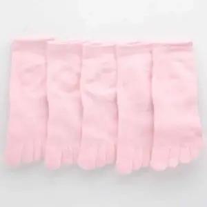 여성발가락양말 발가락양말 5P 핑크 필라