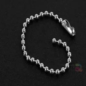 키홀더 다목적 10cm 구슬줄 500개입 키고리 금속키링 열쇠고리줄 군번줄