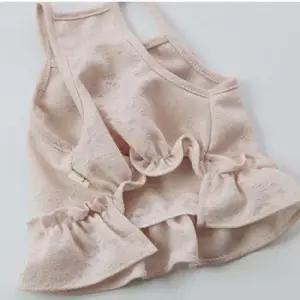 강아지 크롭 주름 원피스 핑크 2XL 1P 민소매 여름 WFHZ2J2