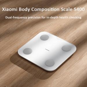 Xiaomi 체지방 스케일 S400 블루투스 5.0 스마트 홈 체성분 LED 디스플레이 이중 주파수 측정